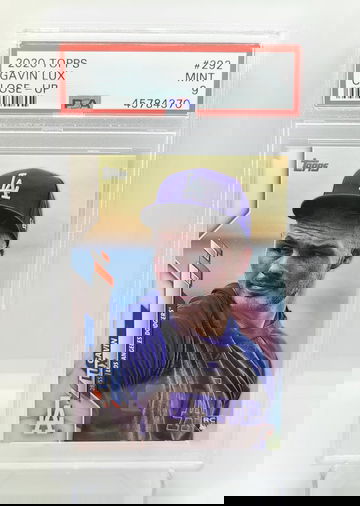 2020 Topps Gavin Lux SSP PSA 9