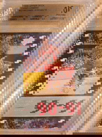 Michael Jordan BGS 10 1998 Upper Deck 