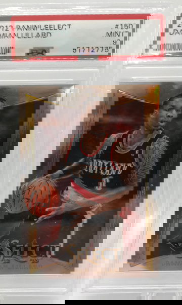 2012 Panini Select Damian Lillard Rookie #150 PSA 9