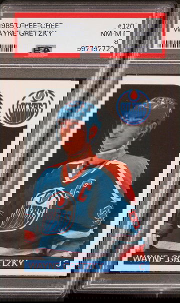 1985 O-Pee-Chee Wayne Gretzky #120 PSA 8