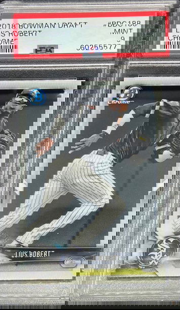 2018 Bowman Draft Chrome Luis Robert #BDC188 PSA 9 Chicago White Sox
