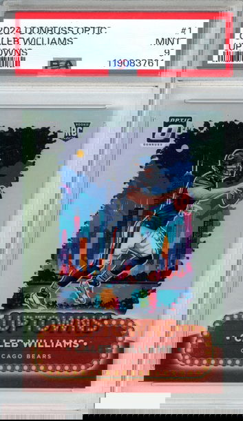 2024 PANINI DONRUSS OPTIC UPTOWNS CALEB WILLIAMS #1 ROOKIE RC PSA 9 MINT