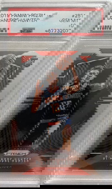 2019 Panini Prizm De’Andre Hunter PSA 10 GEM-MINT
