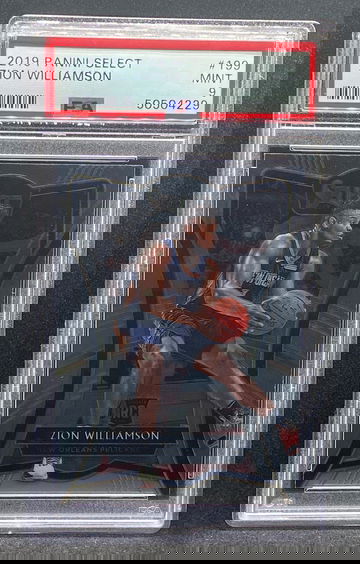 2019 Panini Select 199 Zion Williamson Rookie – PSA 9  Mint