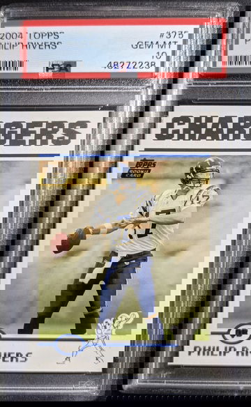 2004 Topps #375 Philip Rivers PSA 10 HOF Chargers Colts