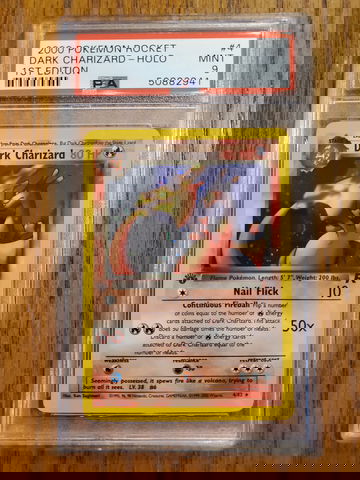 2000 Pokemon Rocket Dark Charizard #4 PSA 9 Holo 1st EDITION 