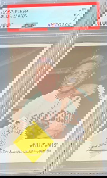 1963 Fleer Willie Mays PSA 5