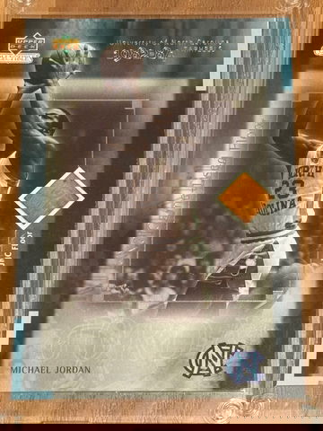 2001 Upper Deck Collectibles Michael Jordan UNC Game Used Floor /2100
