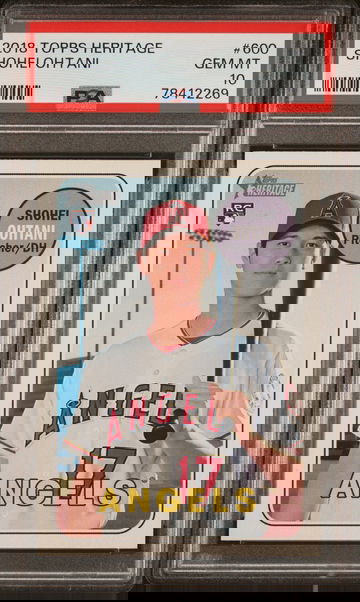 2018 Topps Heritage Shohei Ohtani #600 PSA 10