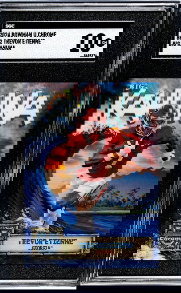 2024 Bowman U Chrome #BK-2 Trevor Etienne Big Kahuna SGC 10