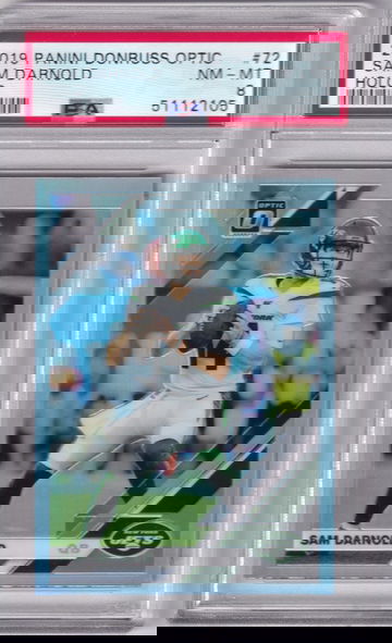 2019 Panini Donruss Optic #72 Sam Darnold Holo PSA 8