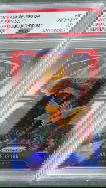 Kobe Bryant 2019 Prizm Red White Blue PSA 10