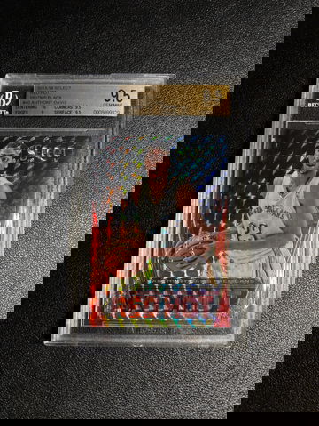 2013/14 Panini Select Anthony Davis #1/1 Red Hot Black Finite BGS 9.5