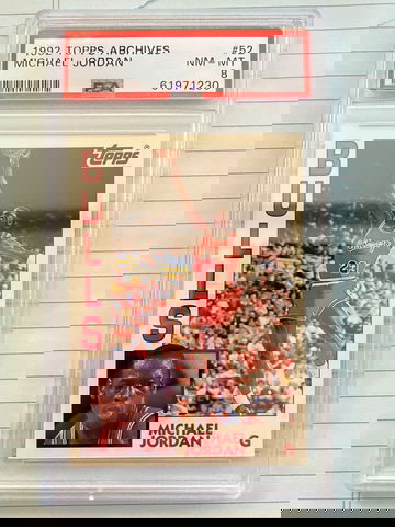 1992 Topps Archives #52 Michael Jordan PSA 8