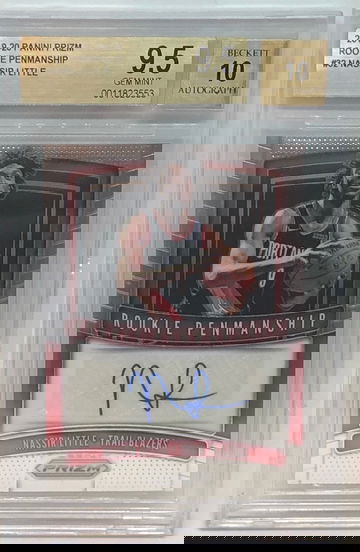 2019 Prizm Rookie Penmanship Nassir Little BGS 9.5/10