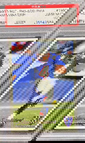 1997 Pac Philadelphia Adam Vinatieri PSA 10
