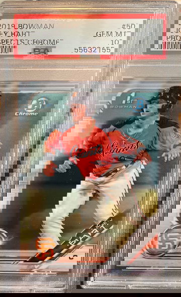 Joey Bart 2019 Bowman Chrome 1st Prospect PSA 10 