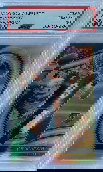 2020 Select Joe Burrow Silver Prizm