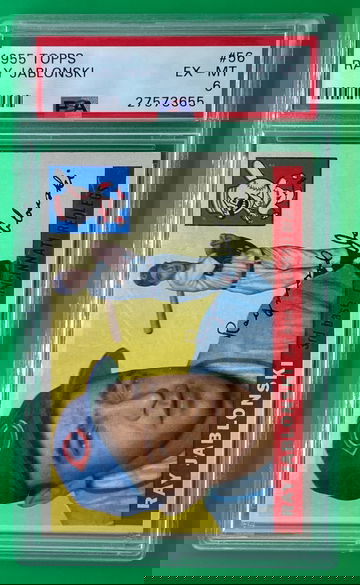 1955 Topps ray jablonski psa 6