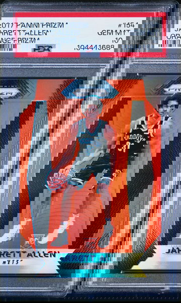 PSA 10 2017-18 Panini Prizm Jarrett Allen Orange #154 Prizm Rookie RC /49 POP 5