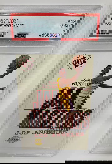 1997 UD3 Kobe Bryant Jam Masters PSA 9