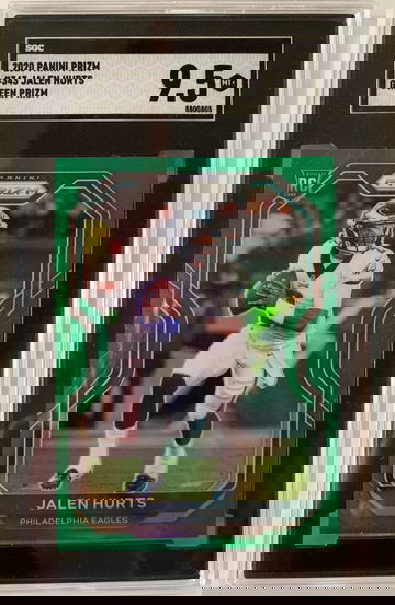 2020 Panini Prizm Jalen Hurts Green Prizm