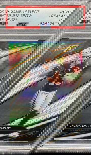 2019 Panini Select Hunter Renfrow White Prizm RC #08/35 * PSA 10 GEM MT * 287