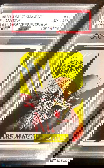 1988 Comic Images Re-Match #17 Wolverine PSA 6