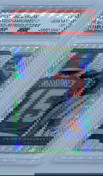 2017 Panini Prizm Patrick Mahomes Rookie Introductions PSA 10