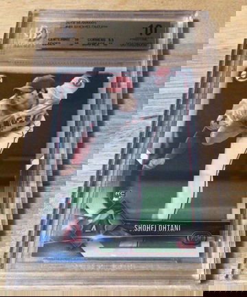 2018 Bowman Shohei Ohtani BGS 10 Pristine 