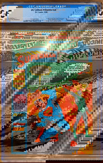 DC Comics Presents 26 CGC 8.5 1st New Teen Titans