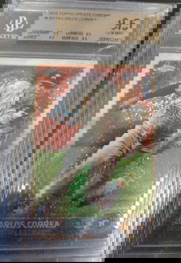 Carlos Correa 2015 Topps Update Chrome BGS 9.5