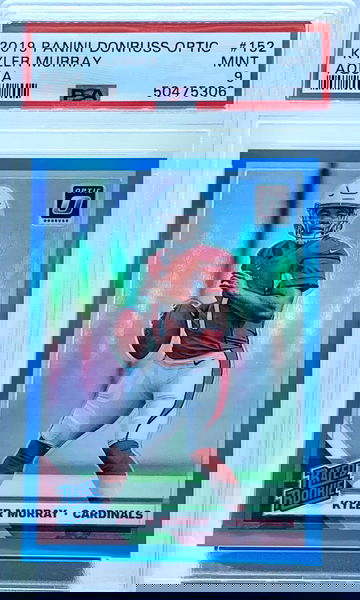 2019 Kyler Murray Optic Aqua /199 PSA 9