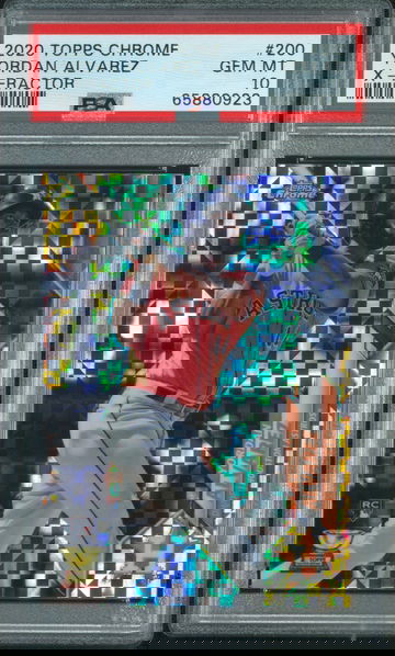 Yordan Alvarez 2020 Topps Chrome Xfractor RC PSA 10