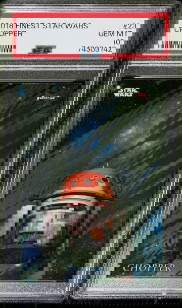 2018 Topps Finest Star Wars Chopper #23 PSA 10