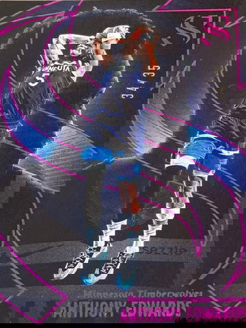 Anthony Edwards Pink 2024-25 Panini Silhouette Basketball /35 #44