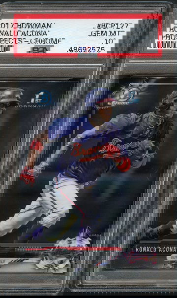 2017 BOWMAN CHROME RONALD ACUNA 