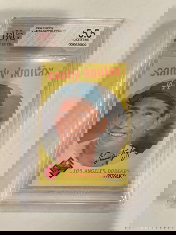 1959 Topps Sandy Koufax BVG 5.5