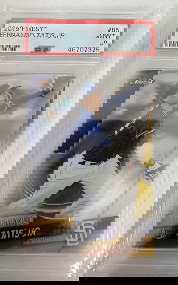 2019 Topps Finest Fernando Tatis Jr PSA 9