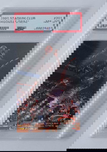 Shaquille Oneal 1993 Stadium Club Rookie Rc PSA 8 #201
