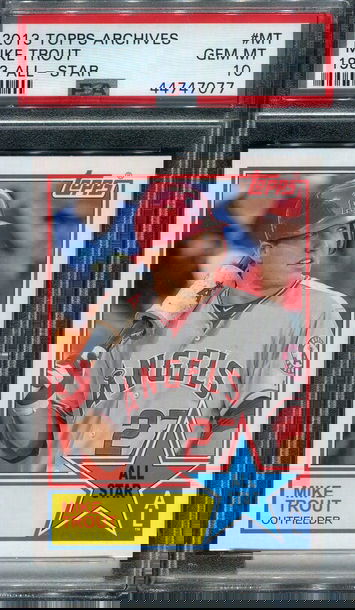 2013 Topps Archives 1983 All-Star #MT Mike Trout PSA 10 GEM MINT