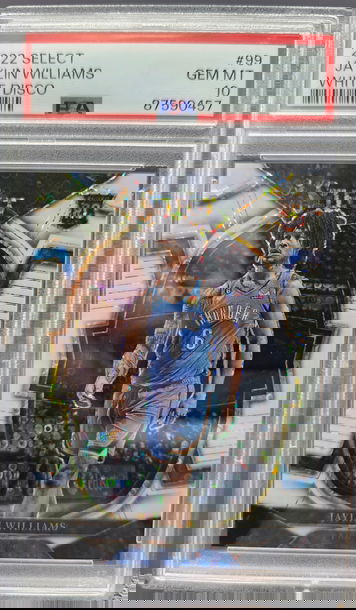 2022 Select Jaylin Williams White Disco /75 PSA 10 RC