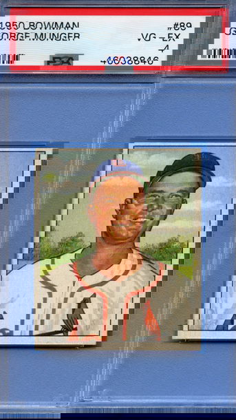 1950 Bowman George Munger PSA 4 VG-EX