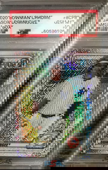 2020 JASSON DOMINGUEZ 1st Bowman Chrome Prospects Mega Box #BCP-8 PSA 10 GEM MINT