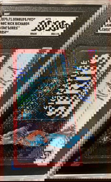 2020 Optic Signature Series Choice Red Nick Richards Auto SGC 10/10