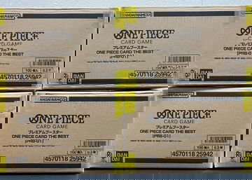 LOT Japanese One piece card game Premium The Best PRB-01 sealed case x4