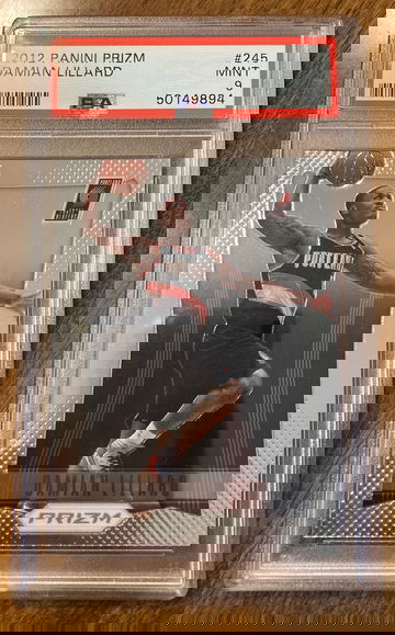 2012 prizm Lillard psa 9 