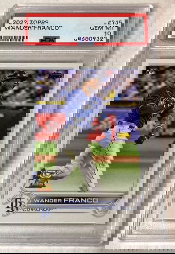 2022 Topps Wander Franco PSA 10 Rookie Card 