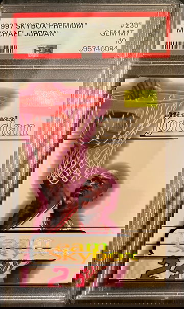 1997-98 Skybox Premium #235 Michael Jordan PSA 10 GEM MINT HOF GOAT BULLS