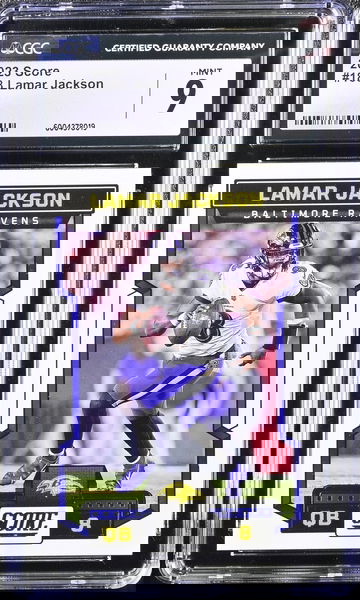 2023 SCORE LAMAR JACKSON #188 CGC 9